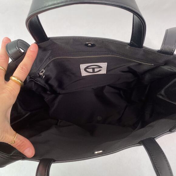 Telfar Medium Shopping Bag in Black - Picture 3 of 6